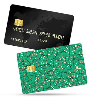 Leaf Pattern Credit Card Skin | STICK IT UP