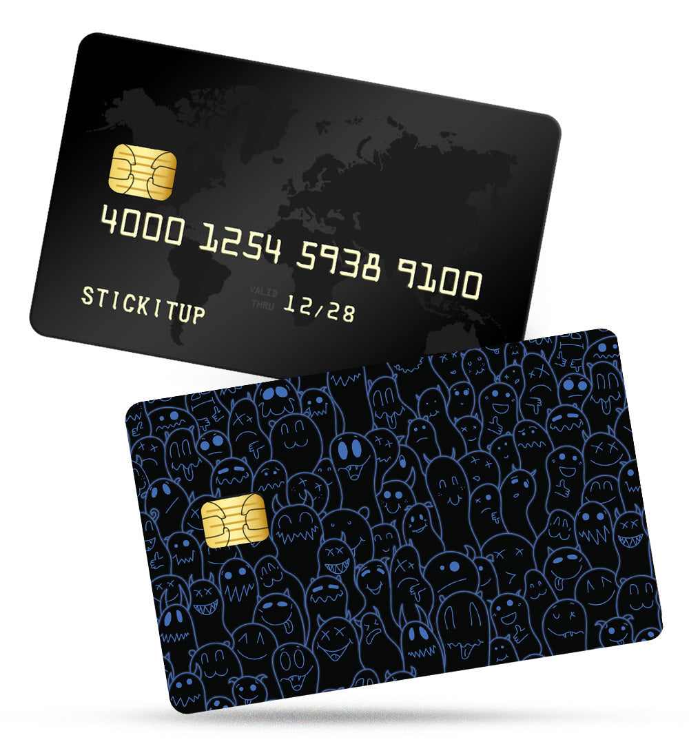 Neon Ghost Credit Card Skin | STICK IT UP