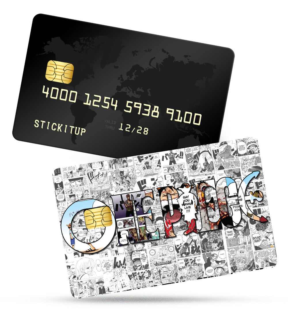 One Piece Manga Panel Credit Card Skin | STICK IT UP