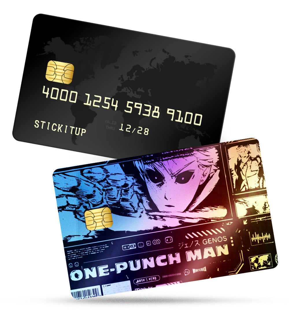 One Punch Man Holographic Credit Card Skin | STICK IT UP