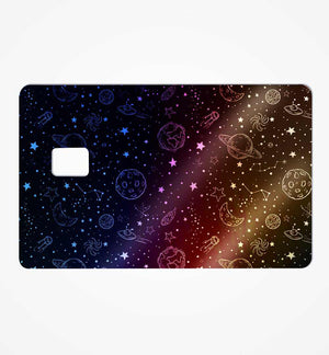 Space Holographic Credit Card Skin | STICK IT UP