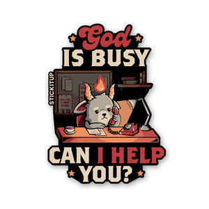 Can I Help You Sticker