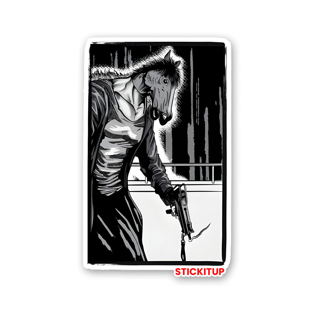 HORSE GUY Sticker| STICK IT UP