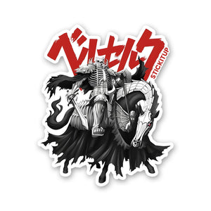 BERSERK SKULL KNIGHT Sticker| STICK IT UP