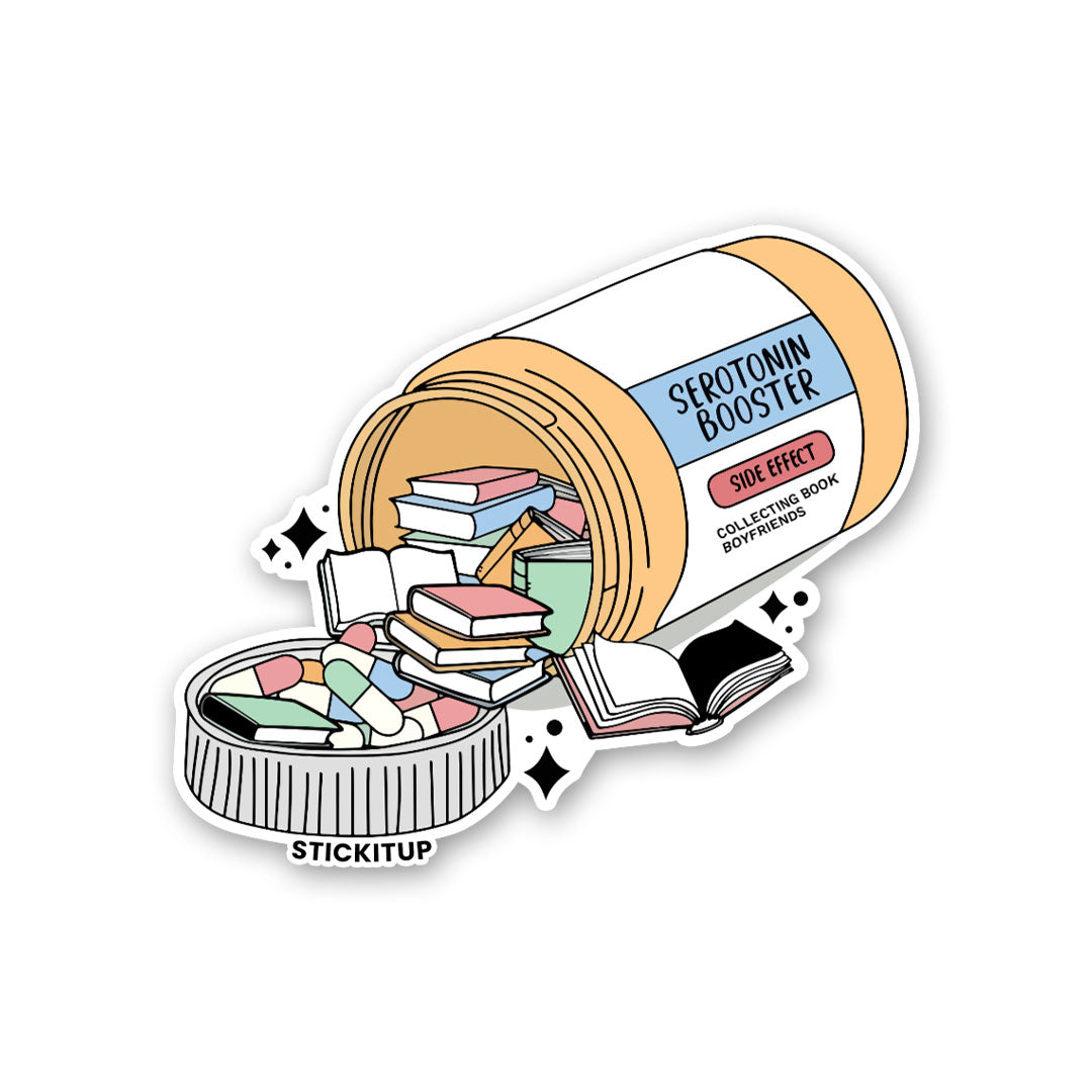 Collecting book boyfriends Sticker