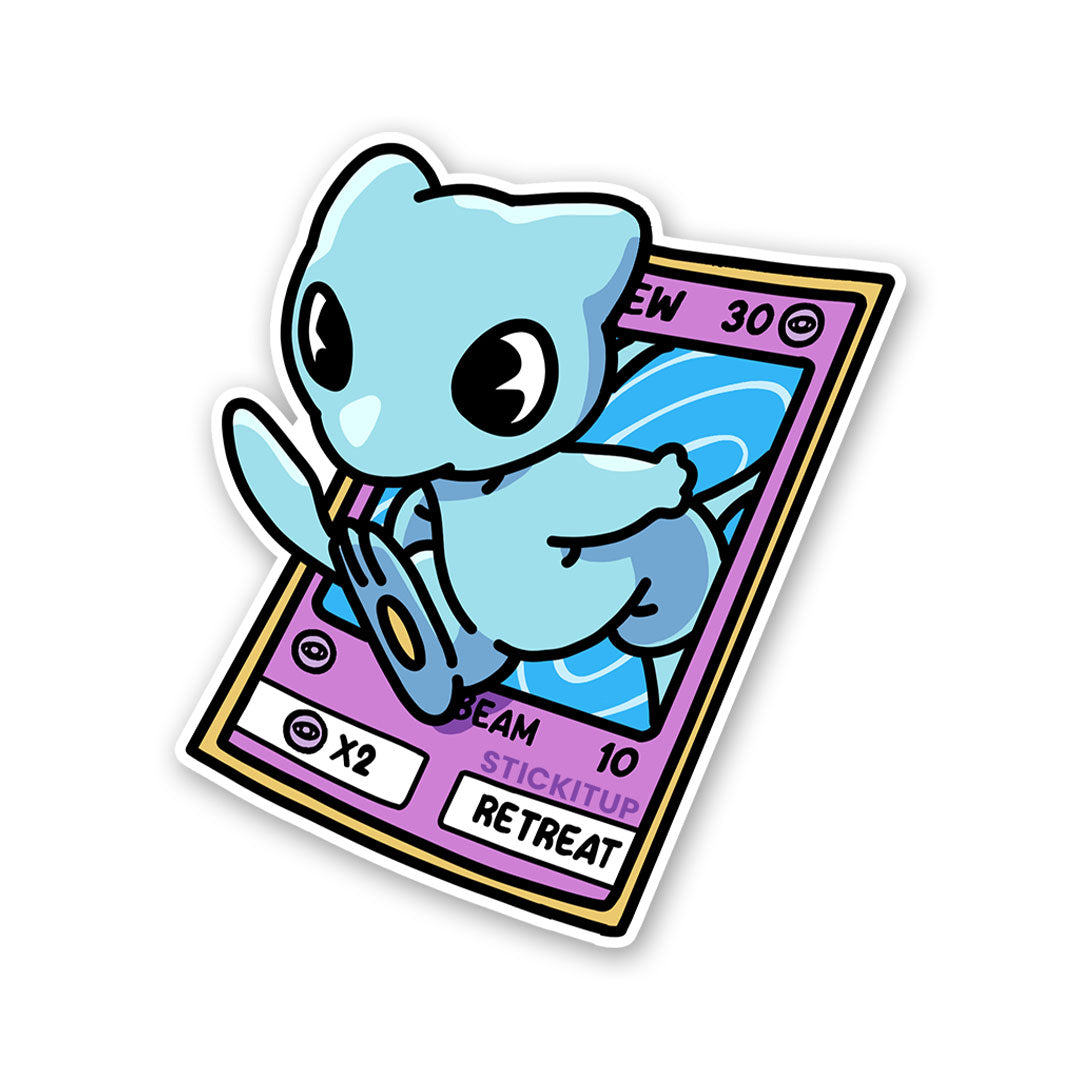 Mew Card Sticker