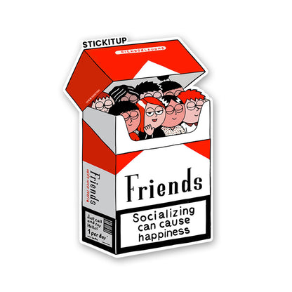 Friends Socializing Sticker
