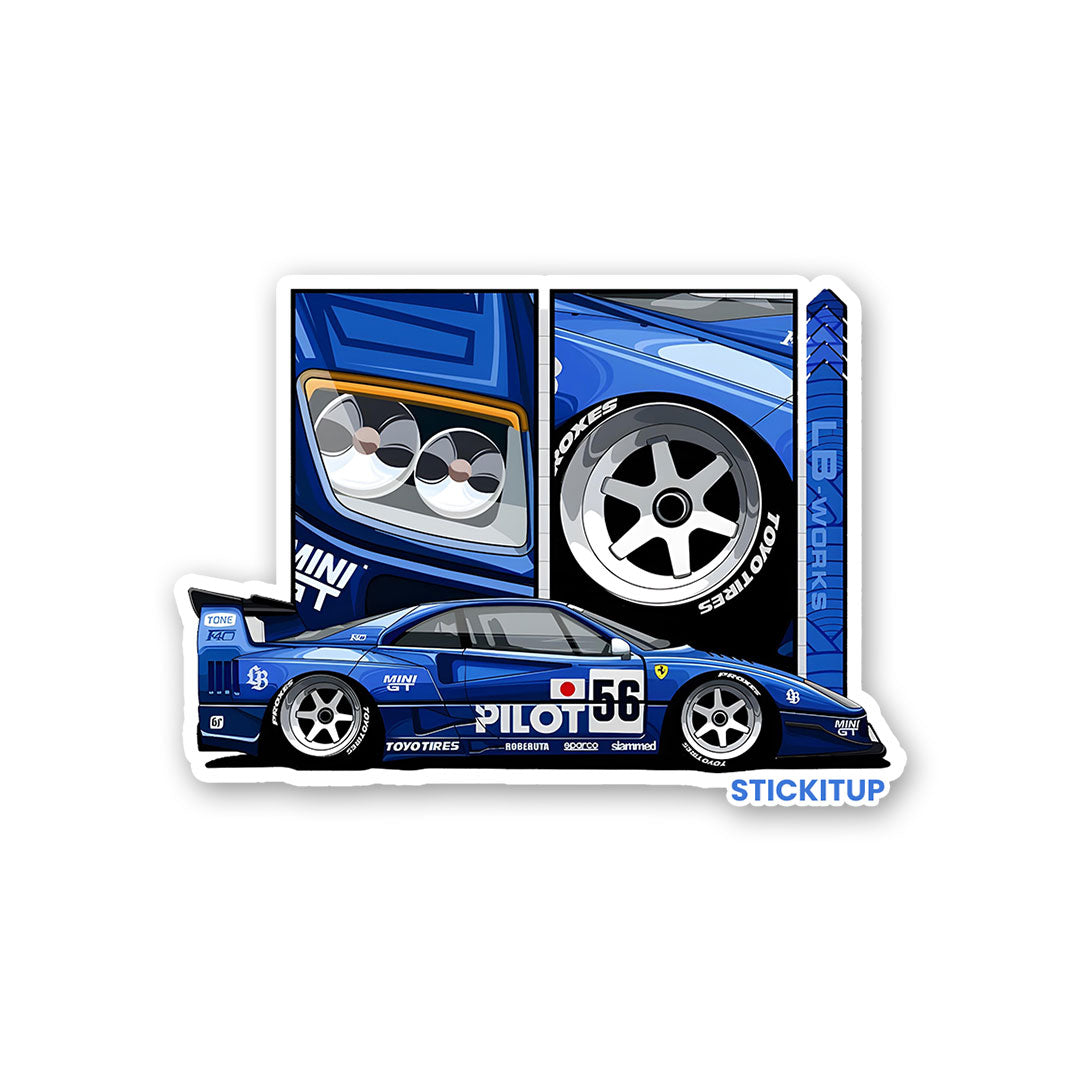 PILOT 56 Sticker| STICK IT UP