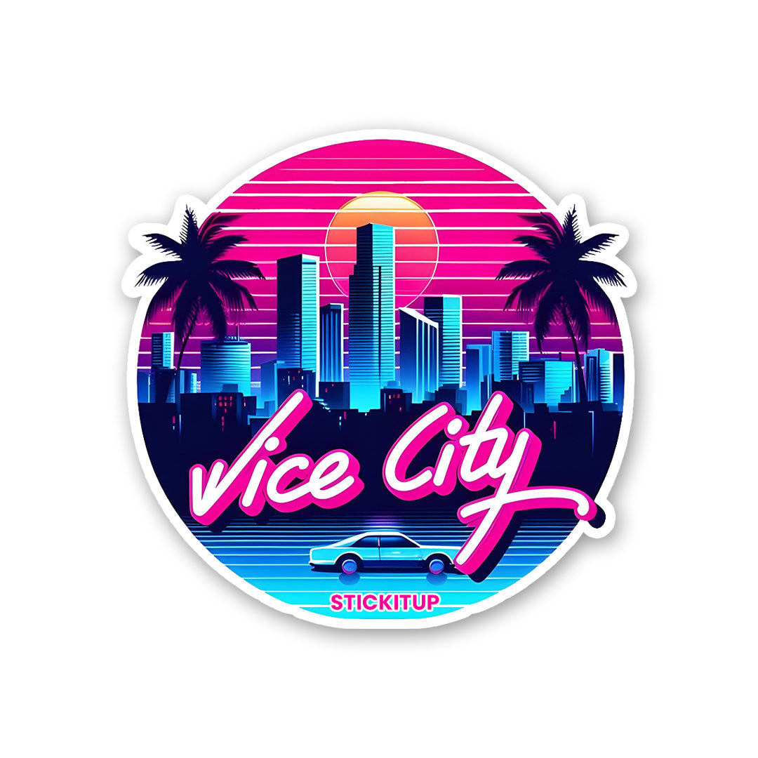 VICE CITY Sticker| STICK IT UP