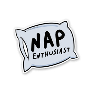 Nap Enthusiast Sticker