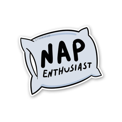 Nap Enthusiast Sticker