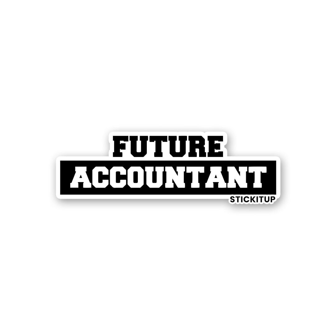 Future Accountant Sticker