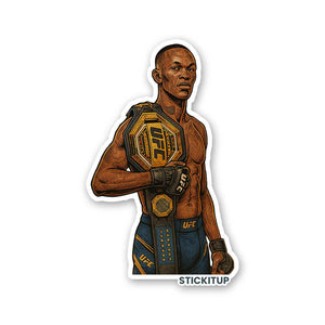 ISRAEL ADESANYA Sticker| STICK IT UP