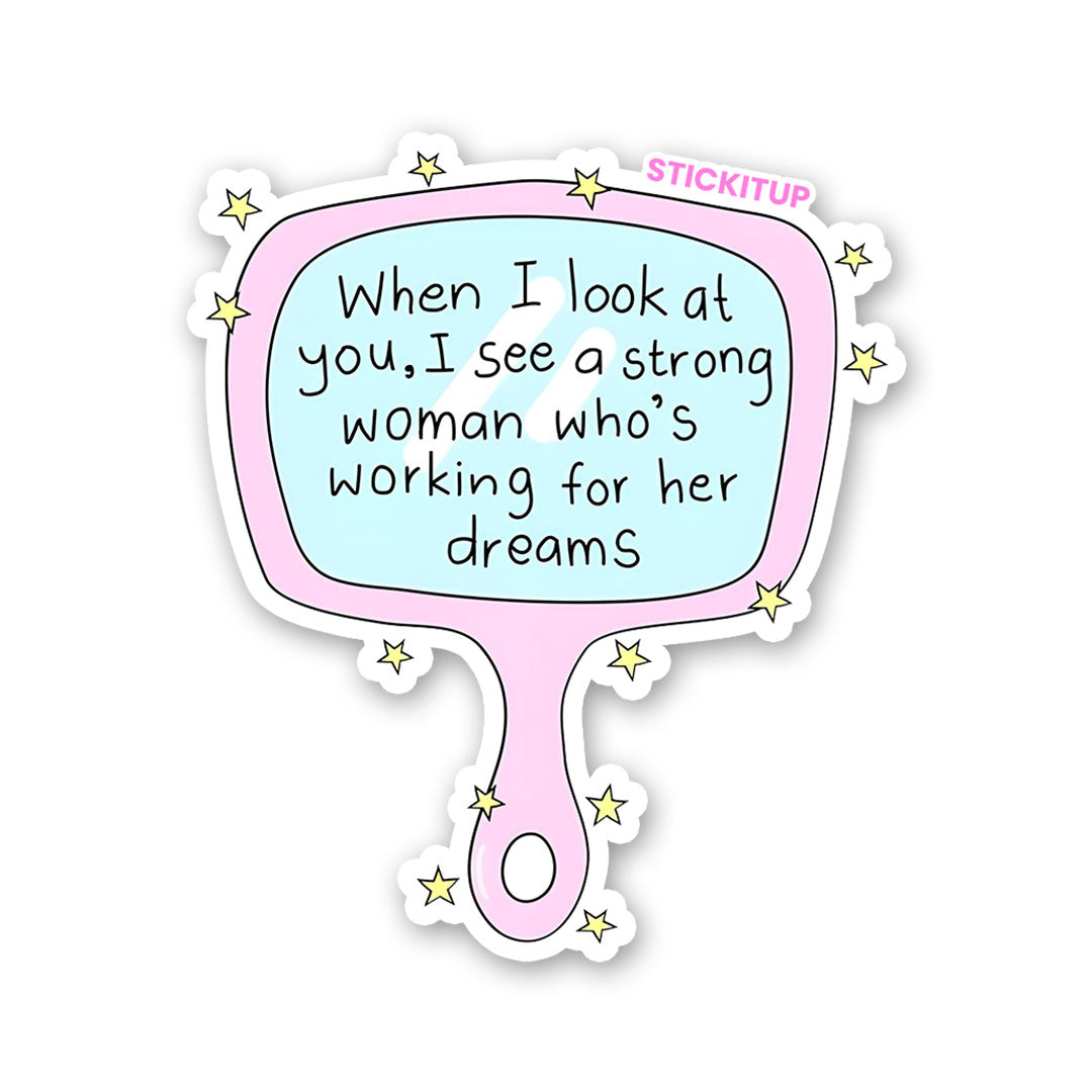 WHEN I LOOK AT YOU Sticker| STICK IT UP