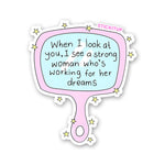 WHEN I LOOK AT YOU Sticker| STICK IT UP