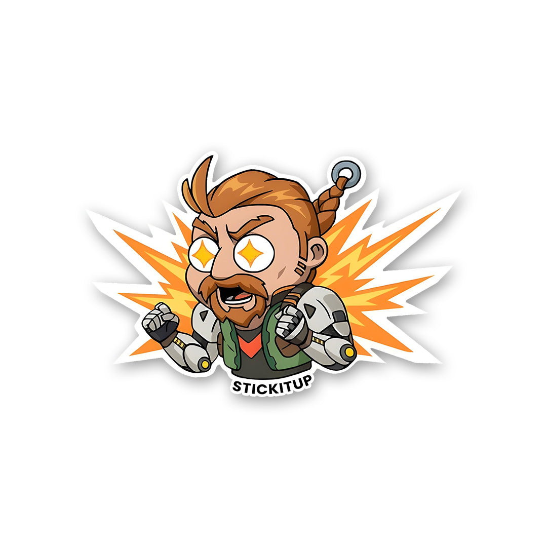 FLAME PUNCHER Sticker| STICK IT UP