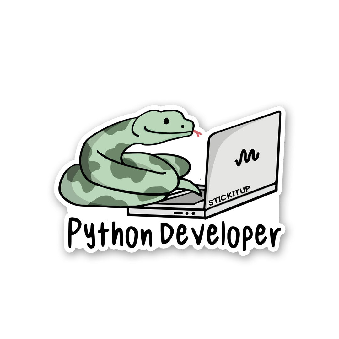 Python Developer Sticker – STICK IT UP