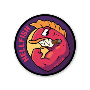 Hell Fish Sticker