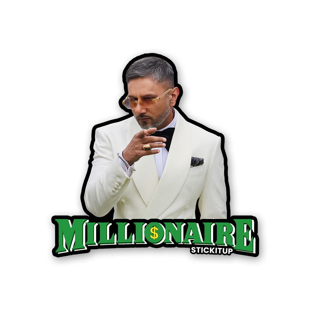 YO YO MILLIONAIR Sticker| STICK IT UP