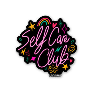 SELF CARE CLUB Sticker| STICK IT UP