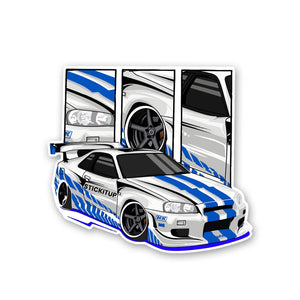 Skyline GT-R Sticker