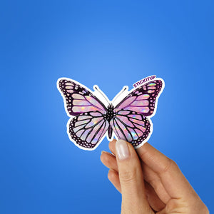 PINK BUTTERFLY Sticker| STICK IT UP