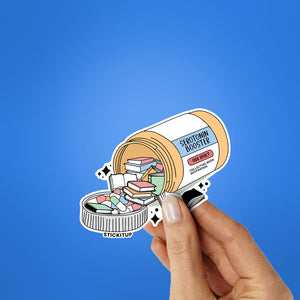 Collecting book boyfriends Sticker