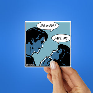 Save Me Sticker