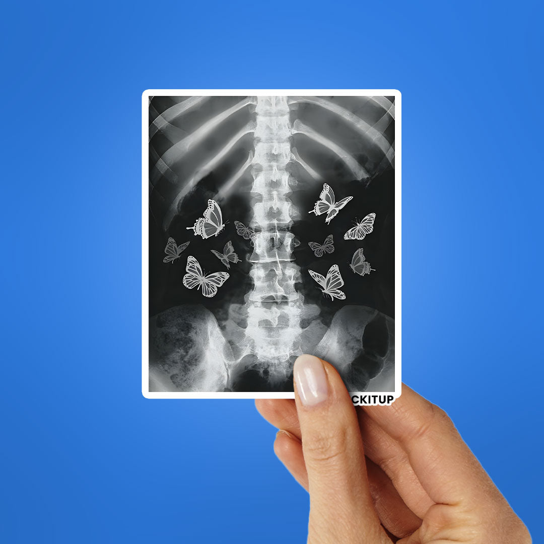 YOU GIVE ME BUTTERFLIES Sticker| STICK IT UP