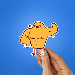 Muscular Chicken Sticker
