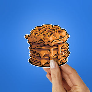 Waffle Sticker