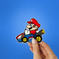 SMario Go Kart Sticker
