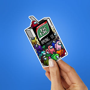 Tic Tac Among Us Sticker