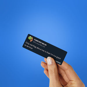 Only Red Flag Sticker