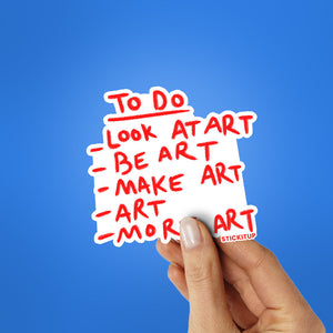 Look At Art Sticker
