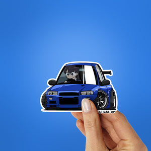 Komi San Car Sticker