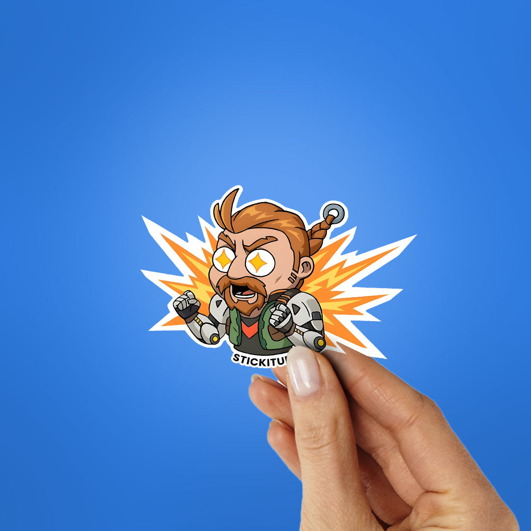 FLAME PUNCHER Sticker| STICK IT UP