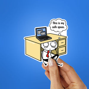 This Is My Safe Space Sticker