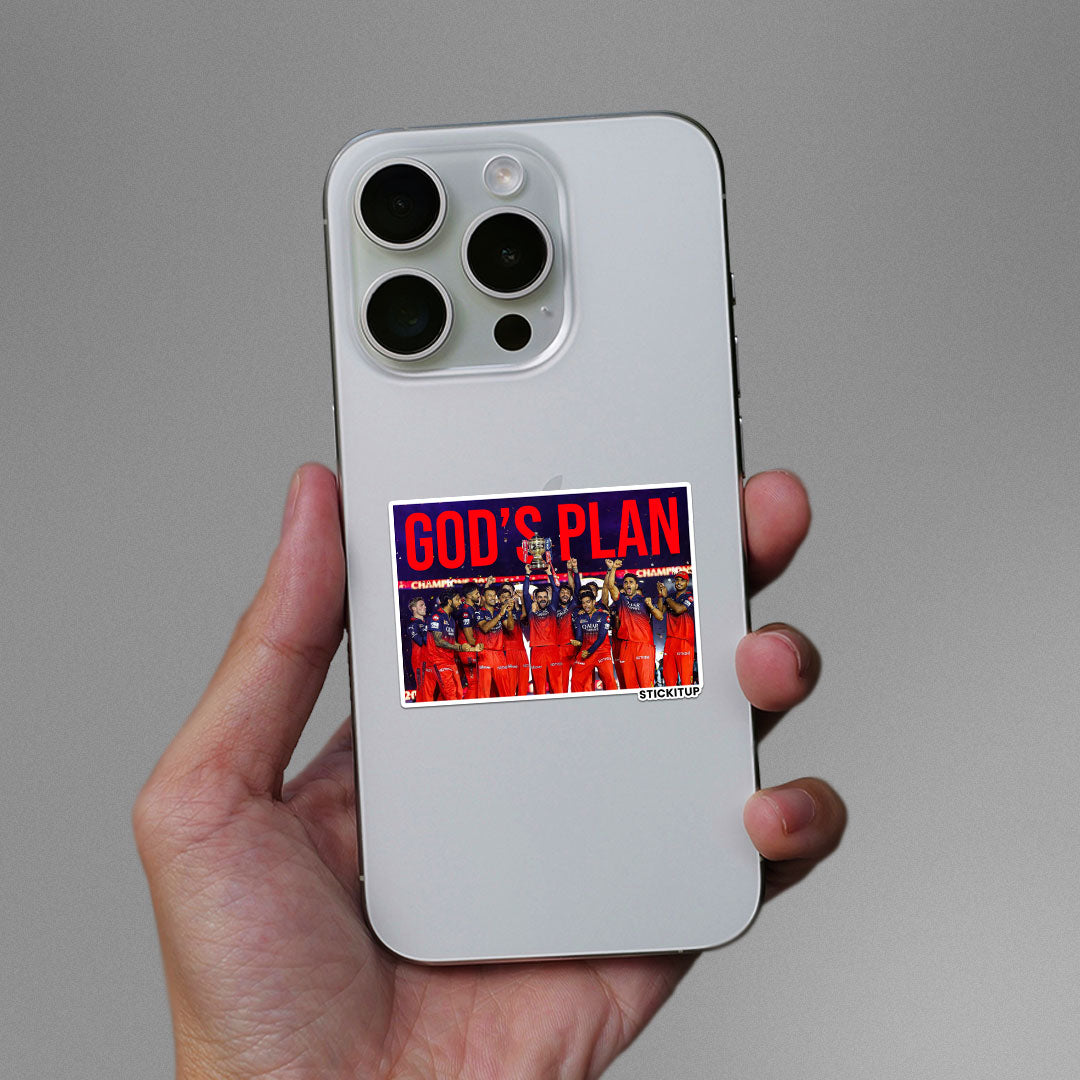 GODS PLAN Sticker| STICK IT UP