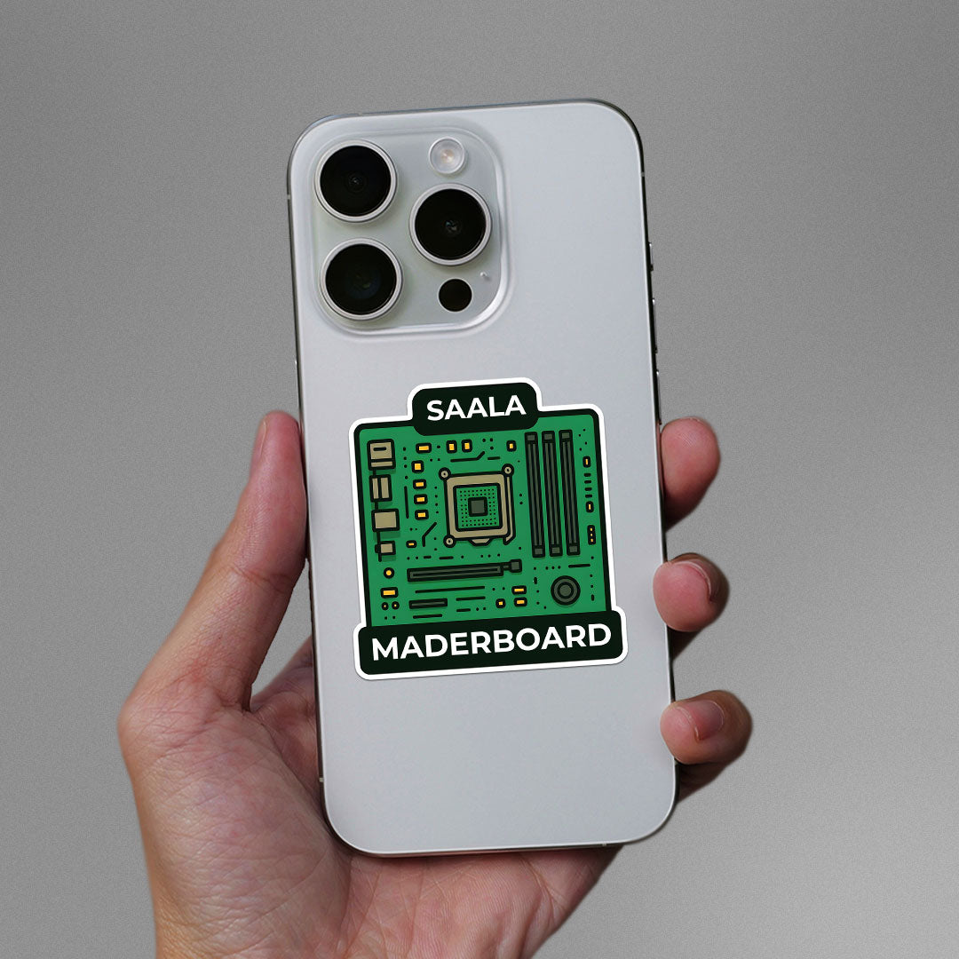 SAALA MADERBOARD Sticker| STICK IT UP