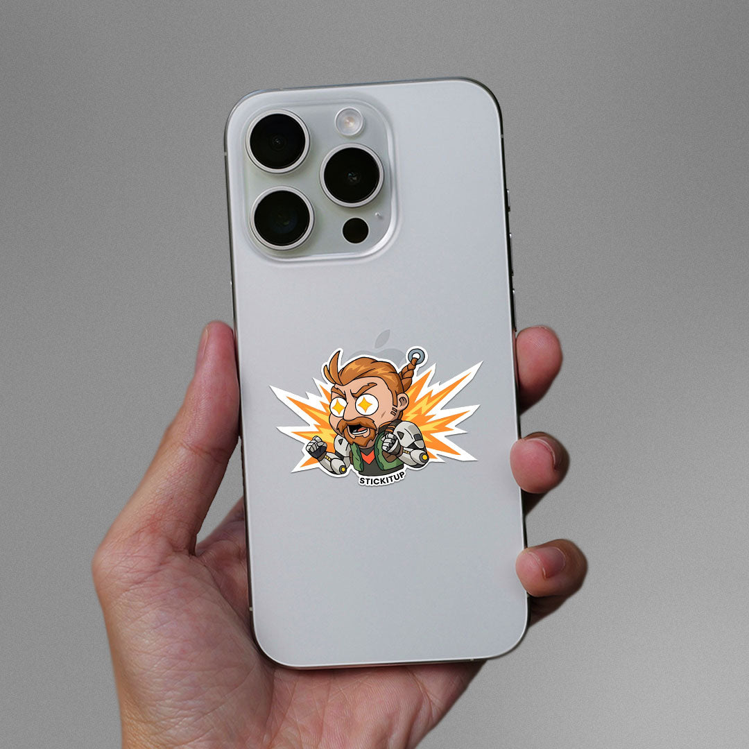FLAME PUNCHER Sticker| STICK IT UP