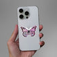 PINK BUTTERFLY Sticker| STICK IT UP