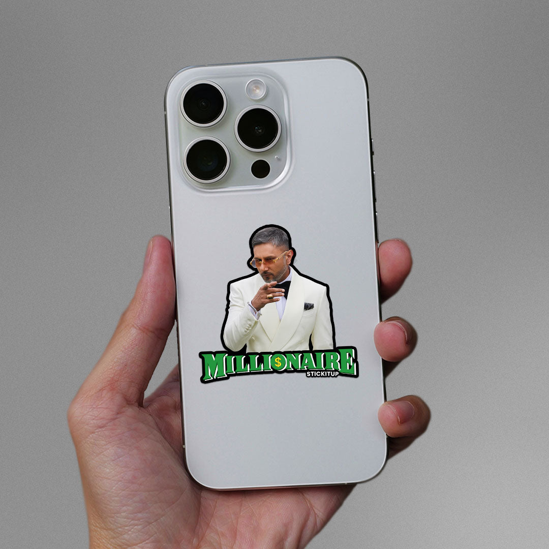 YO YO MILLIONAIR Sticker| STICK IT UP