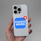 Fucks Given 0 Sticker