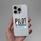 Pilot In Progress Sticker