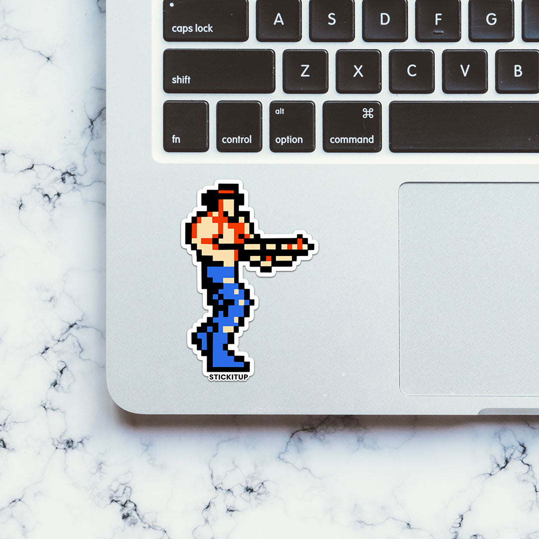 RETRO COMMANDO Sticker| STICK IT UP