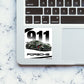 PORSHE 911 Sticker| STICK IT UP