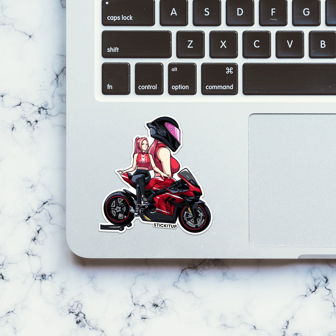 GIRL BIKE Sticker| STICK IT UP