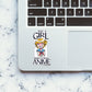 Just A Girl Who Loves Anime Sticker