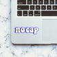 No Cap Sticker
